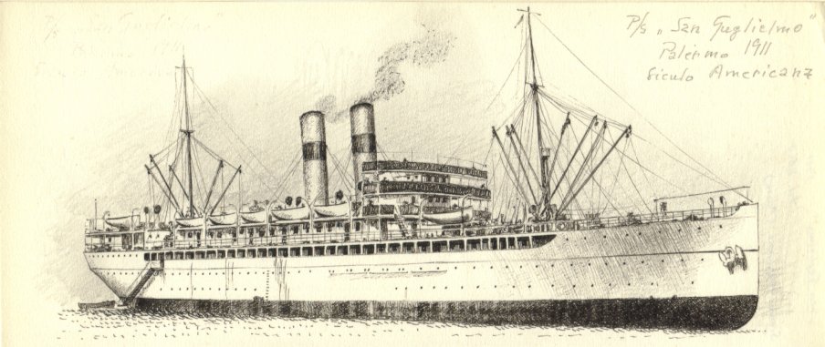 1911 - Piroscafo 'San Guglielmo'
